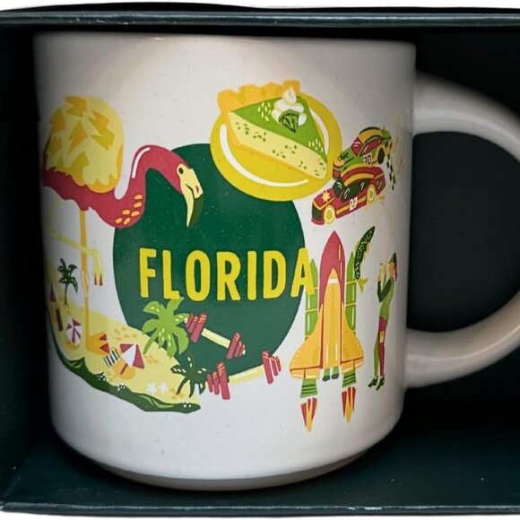 Starbucks Florida 2024 Discovery Series 14oz Ceramic Mug NEW in BOX each - Picture 1 of 9